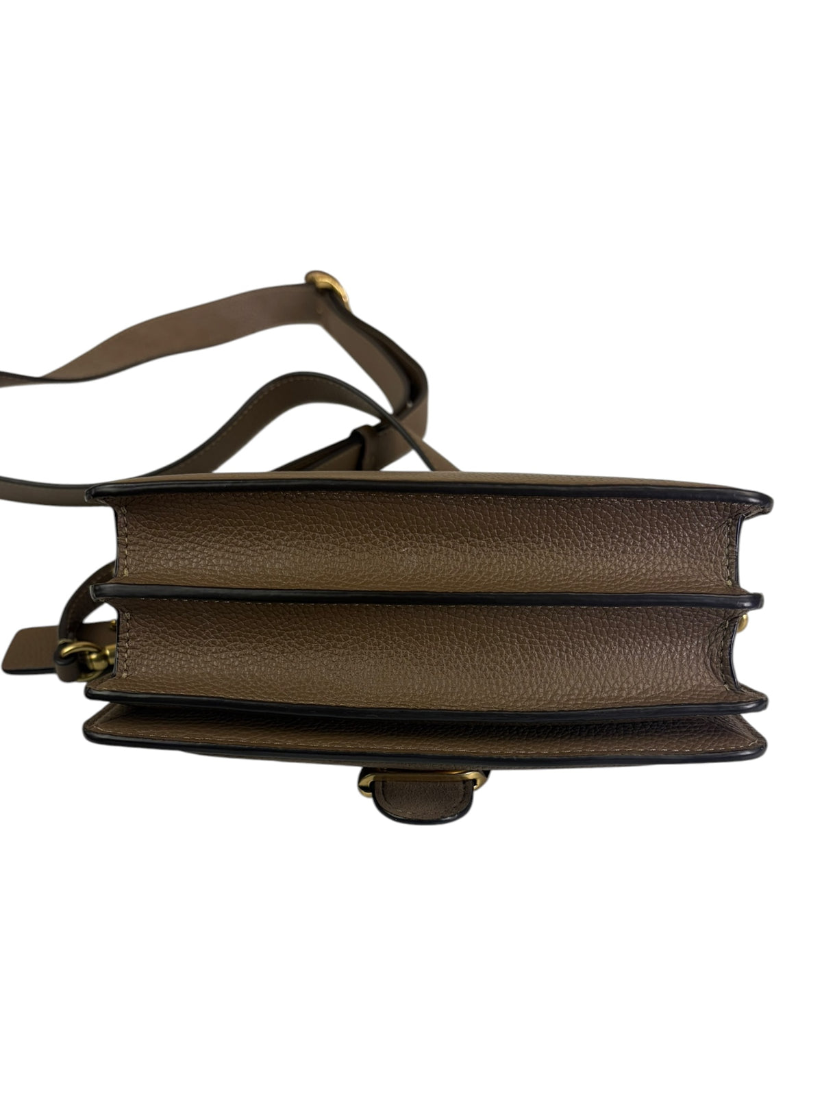 Coach Taupe Leather Tabby Two-Way Bag