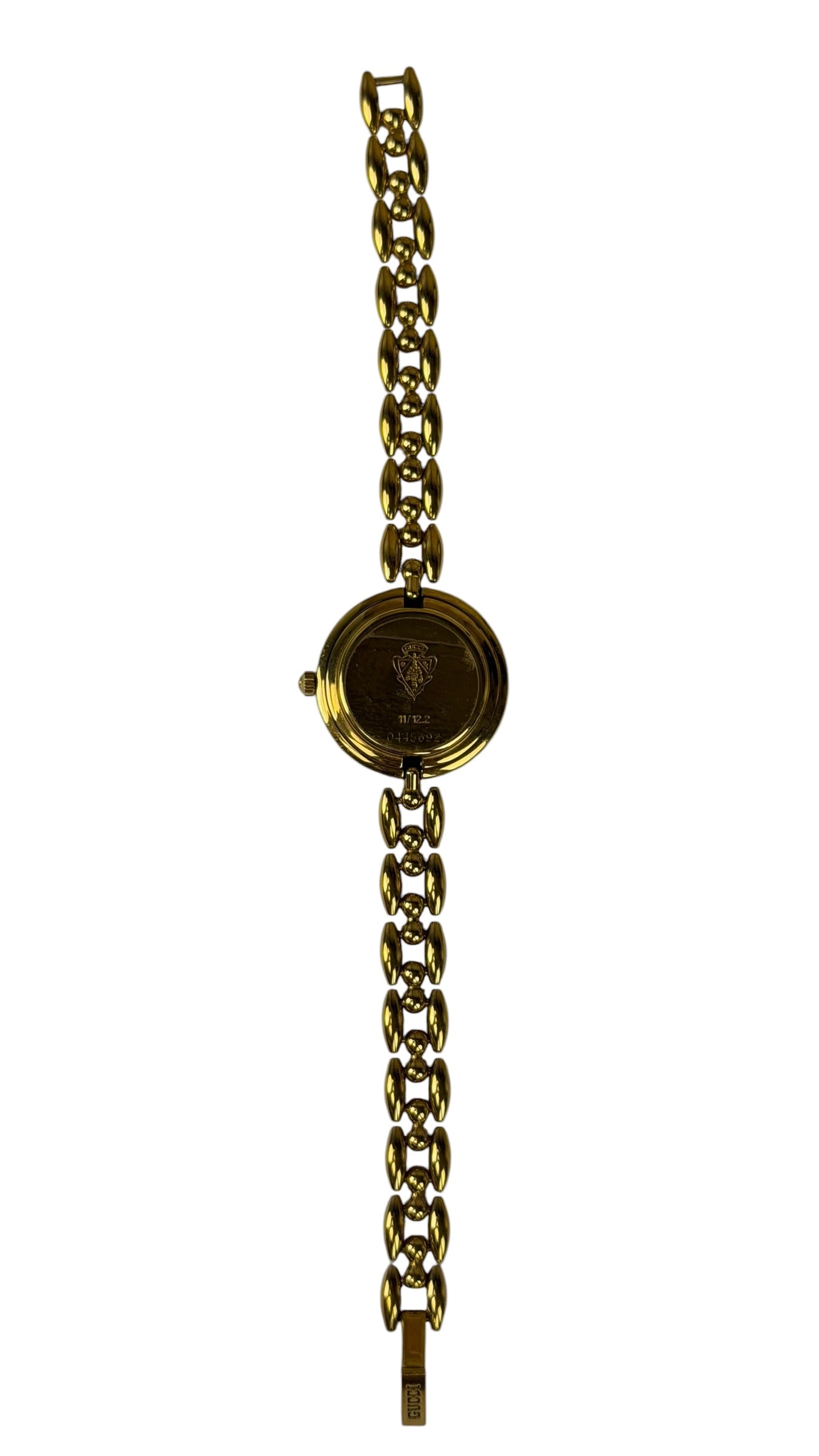 Gucci Interchangeable Bezel Gold Plated Link Band