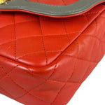Chanel Two Tone Lambskin Mini Day Flap