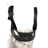 Fendi Vintage Black Nylon Leather Trim FF Roll Tote Bag