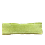 Coach Vintage Green Suede Shoulder Bag
