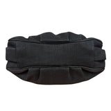 Fendi Bicolor Patent Leather Trim Mia Shoulder Bag