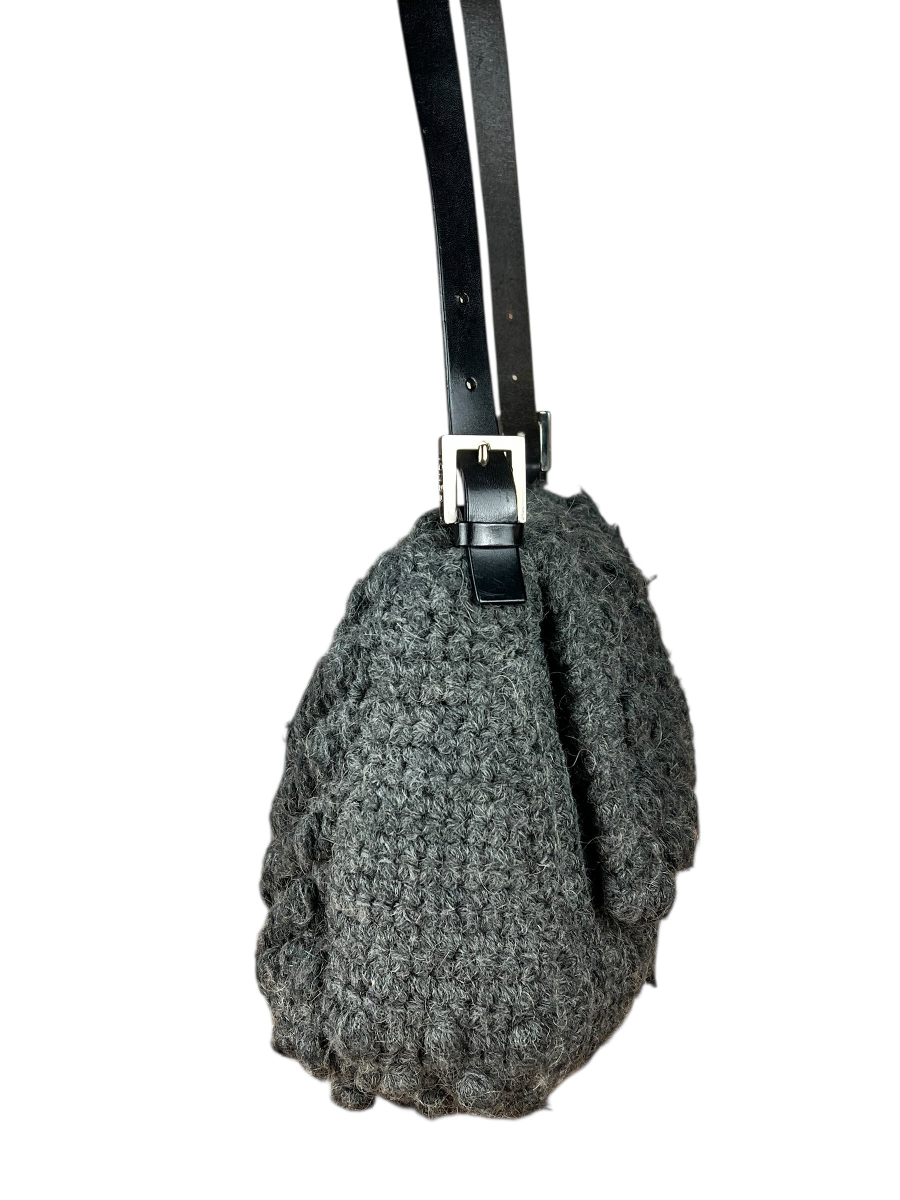 Fendi Crochet Wool Mamma Baguette
