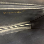 Chanel Vintage Navy/Red Quilted Leather Flap Bag 1989