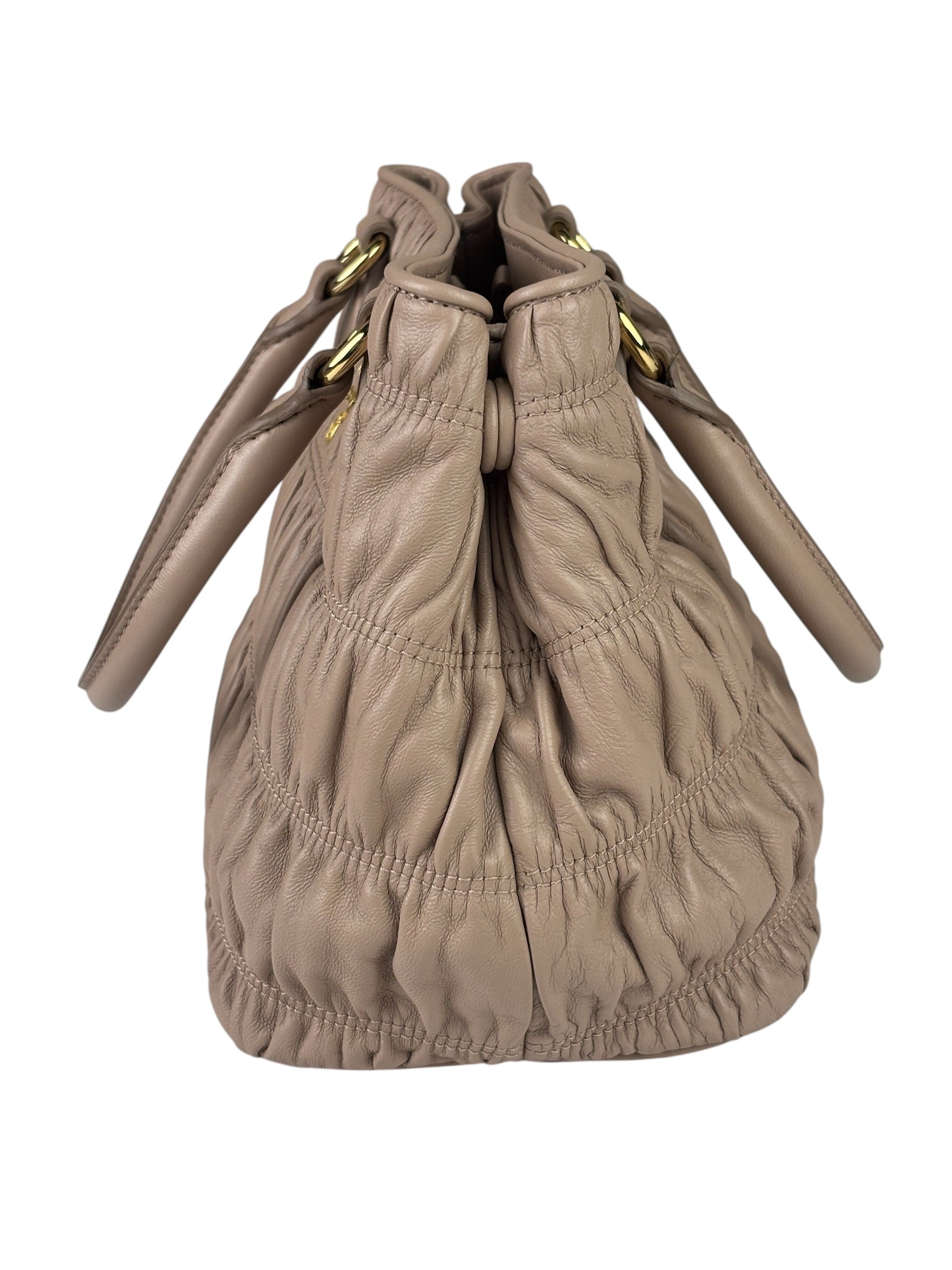 Prada Blush Pink  Gaufre Nappa Leather Two-Way Bag