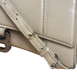 Balenciaga Beige Hourglass Top Handle Bag