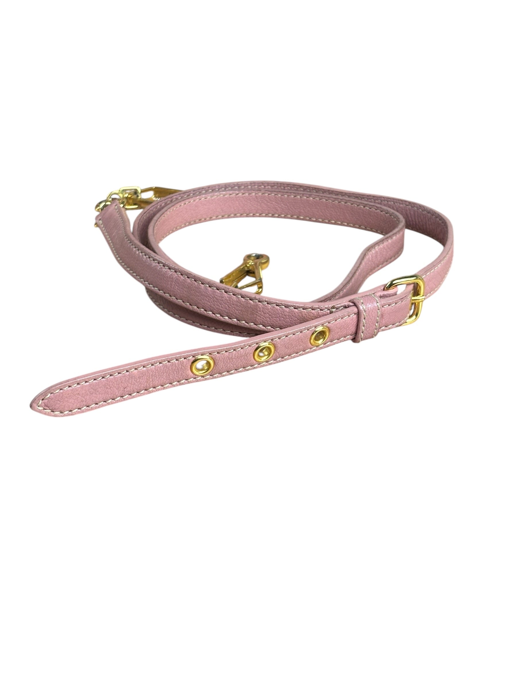 Miu Miu Pink Leather Two-Way Bag