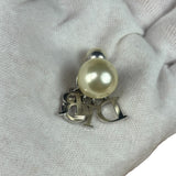 Christian Dior Pearl Spell-Out Earrings
