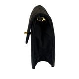 Chanel Black Quilted Satin Shoulder Bag