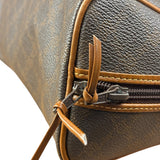 Bally Vintage Leather Coated Monogram Handbag