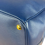 Prada Blue Galleria Saffiano Leather Tote