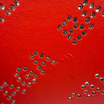 Balenciaga Red Leather Hourglass XS Rhinestones Two-Way Bag