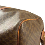 Celine Vintage Macadam Print Boston Bag