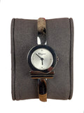 Ferragamo Round Silver Dot Dial