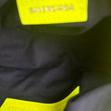 Balenciaga Fluo Yellow Leather Super Busy XS Sling Bag