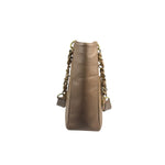 Chanel Beige Quilted Caviar Petite Shopping Tote 2004