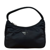 Prada Vintage Black Nylon Pochette
