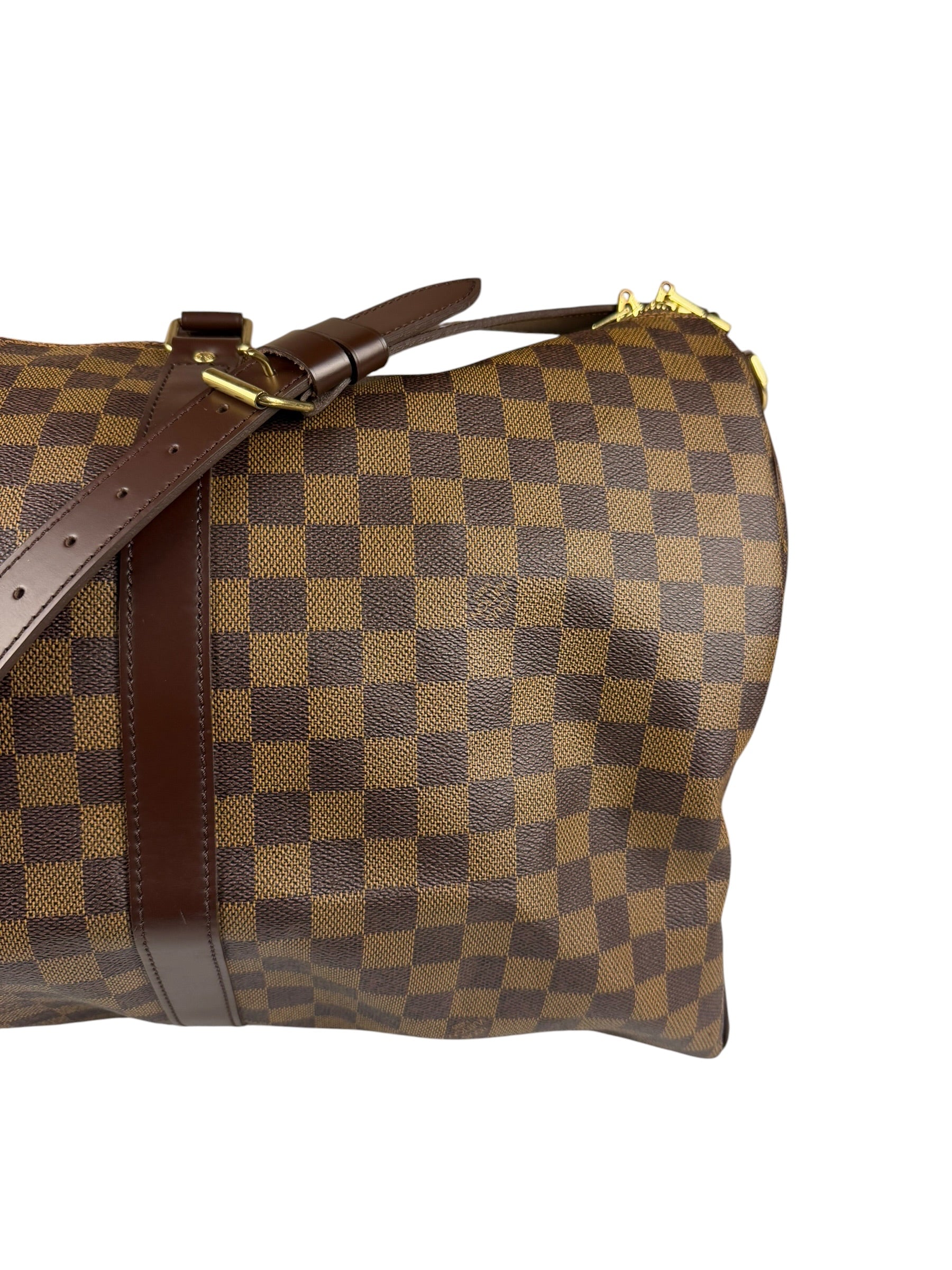 Louis Vuitton Damier Ebene Keepall Two-Way Bag