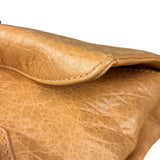 Balenciaga Peach Leather Le City Clutch