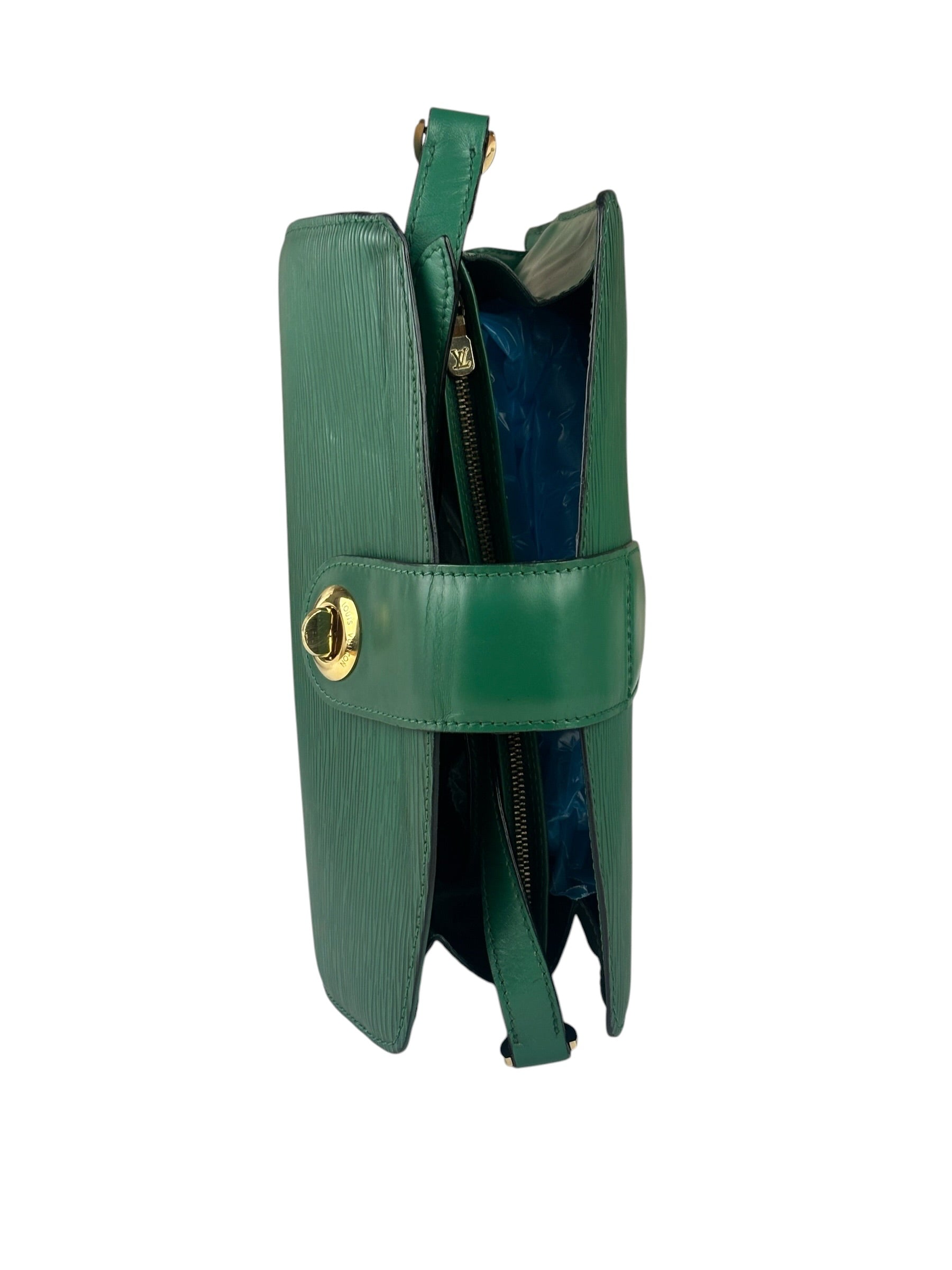 Louis Vuitton Borneo Green Epi Leather Capucines Crossbody Bag