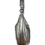 Gucci Vintage GG Metallic Leather Hobo Shoulder Bag