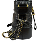 Chanel Black Quilted Leather Small Gabrielle Hobo Bag 2019
