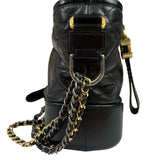 Chanel Black Quilted Leather Small Gabrielle Hobo Bag 2019