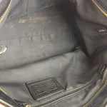 Coach Black Leather City Zip Tote Bag