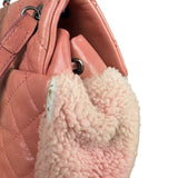 Chanel Paris-Salzburg Pink Shearling Mountain Backpack 2015