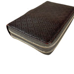 Gucci Diamante Leather Zippy Top Handle Organizer