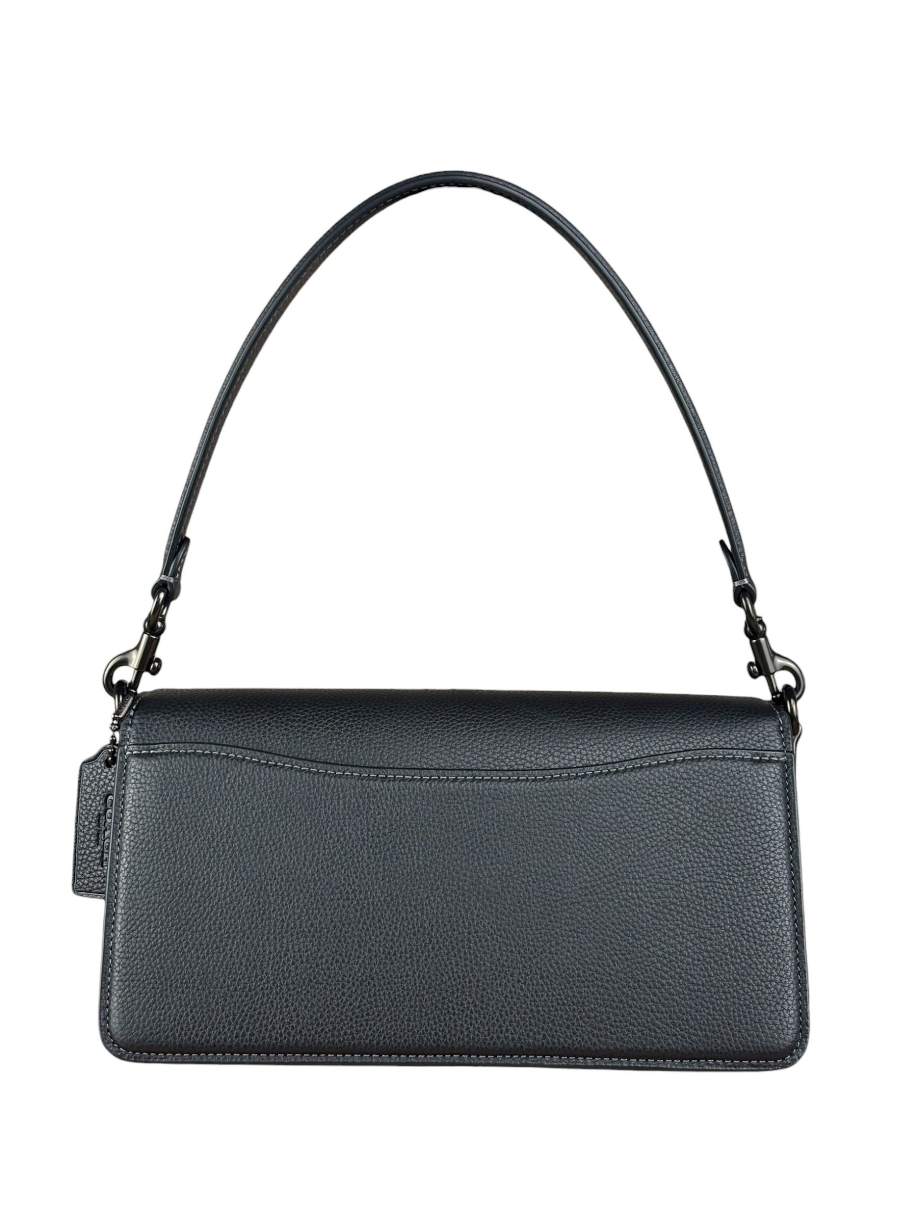 Coach Black Leather Tabby Two-Way Bag