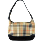 Burberry Haymarket Check Shadow Horse Canvas Shoulder Bag