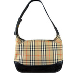 Burberry Haymarket Check Shadow Horse Canvas Shoulder Bag