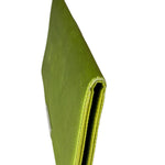 Dolce & Gabbana Lime Green Satin Clutch