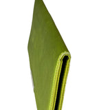 Dolce & Gabbana Lime Green Satin Clutch