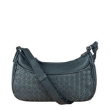 Bottega Veneta Black Coated Canvas PVC Shoulder Bag