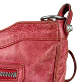 Balenciaga Fuchsia Leather Le City Crossbody