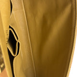 Chanel Vintage Beige Leather  Chocolate Bar East- 1987