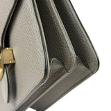Gucci Grey Calfskin Interlocking Small G Shoulder Bag