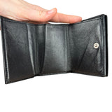 Balenciaga Black Neon Logo Compact Wallet