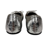 Vivienne Westwood Silver Bow Ballet Flats