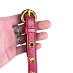 Miu Miu Pink Leather 2Way Tote Bag