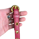 Miu Miu Pink Leather 2Way Tote Bag