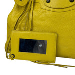 Balenciaga Yellow Leather Classic City Bag