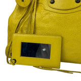 Balenciaga Yellow Leather Classic City Bag