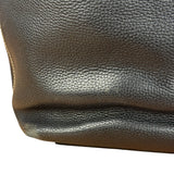 Prada Vintage Black Pebbled Leather Hobo Bag