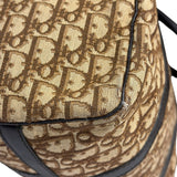 Christian Dior Brown Leather Trotter Boston Handbag
