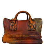Louis Vuitton Multicolor Leather Mancrazy Jokes Handbag