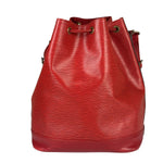 Louis Vuitton Red Epi Leather Noe Bucket Bag MM