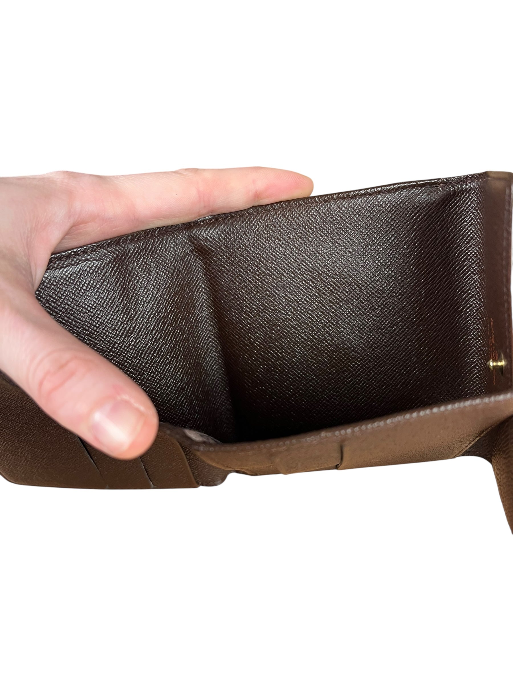 Louis Vuitton Damier Ebene Compact Wallet